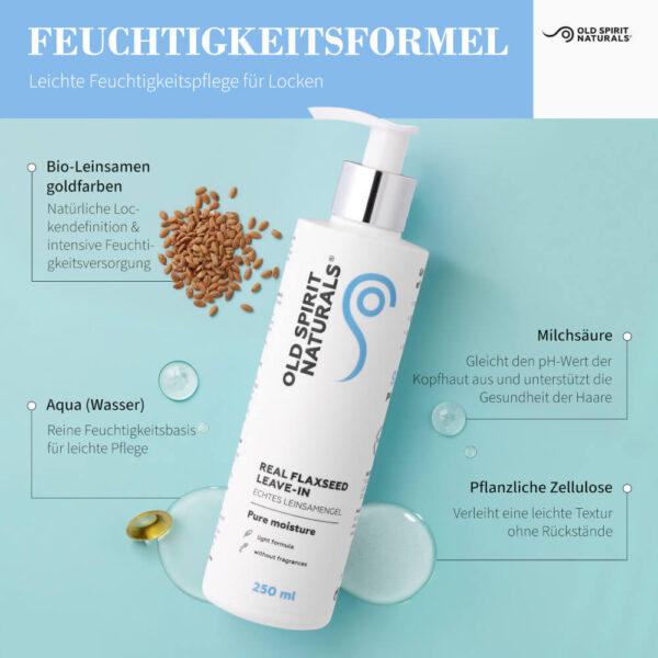 ECHTES Leinsamengel pure moisture